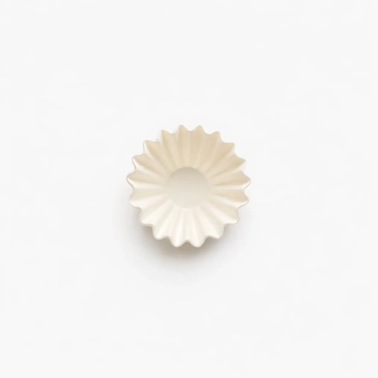 Pleated coffee filter paper